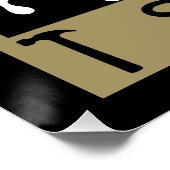 Zuhause Self-Build-Gratulation Poster (Ecke)