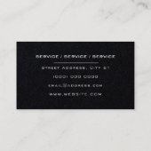 Zuhause-Service-Haus inspirierte Visitenkarte (Rückseite)