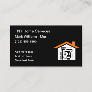 Zuhause Services Business Cards Visitenkarte