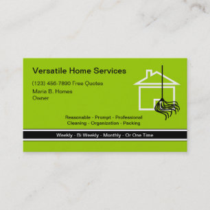 Zuhause Services Business Cards Visitenkarte