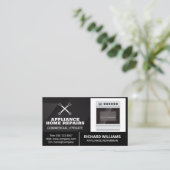 Zuhause-Services für die Gerätereparatur | Stove | Visitenkarte (Stehend Vorderseite)