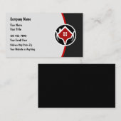 Zuhause Services Moderne Visitenkarten Visitenkarte (Vorne/Hinten)