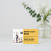 Zuhause-Services | Reinigungshaus für Frauen Visitenkarte (Stehend Vorderseite)