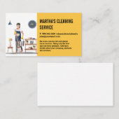 Zuhause-Services | Reinigungshaus für Frauen Visitenkarte (Vorne/Hinten)