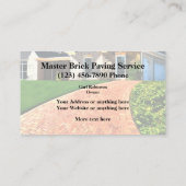 Zuhause Services Zwei-seitige Visitenkartenvorlage Visitenkarte (Rückseite)