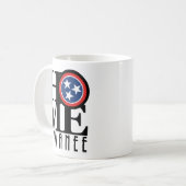 ZUHAUSE Sewanee Tennessee 11oz Kaffeetasse (Vorderseite Links)