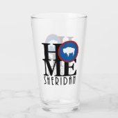 ZUHAUSE Sheridan Wyoming Glas (Rückseite)