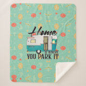 Zuhause Sherpa Blanket Sherpadecke (Vorderseite)