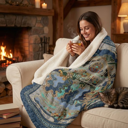Zuhause Sherpadecke