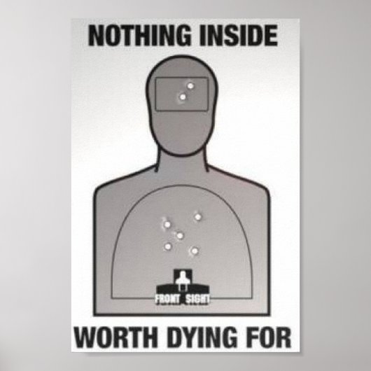 Zuhause-Sicherheitszeichen Poster (Vorne)