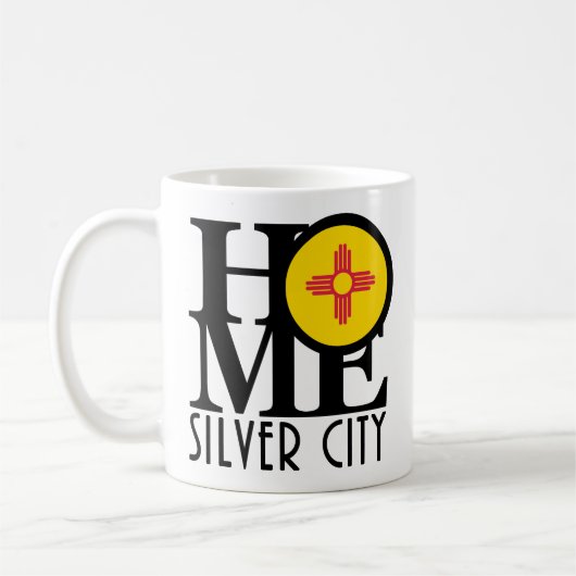 ZUHAUSE Silver City 11oz Kaffeetasse (Links)