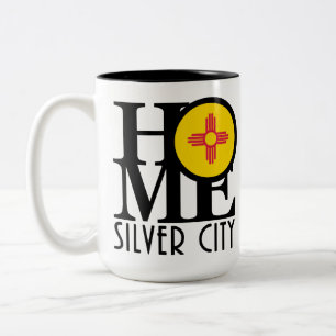 ZUHAUSE Silver City New Mexico 15oz Zweifarbige Tasse