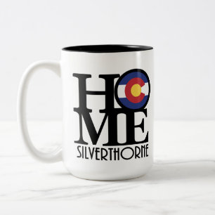 ZUHAUSE Silverthorne COlorado 15oz Zweifarbige Tasse