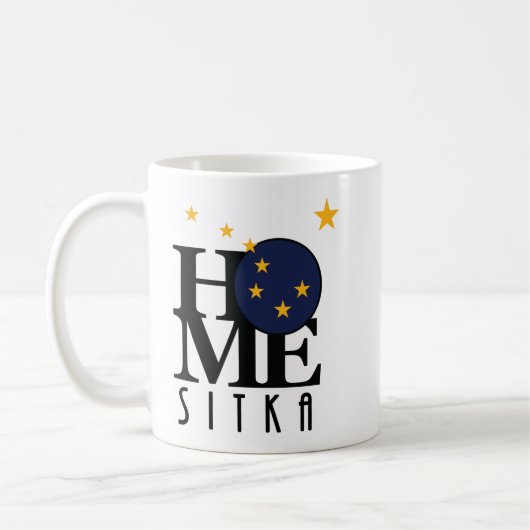 ZUHAUSE Sitka Alaska 11oz Kaffeetasse (Links)