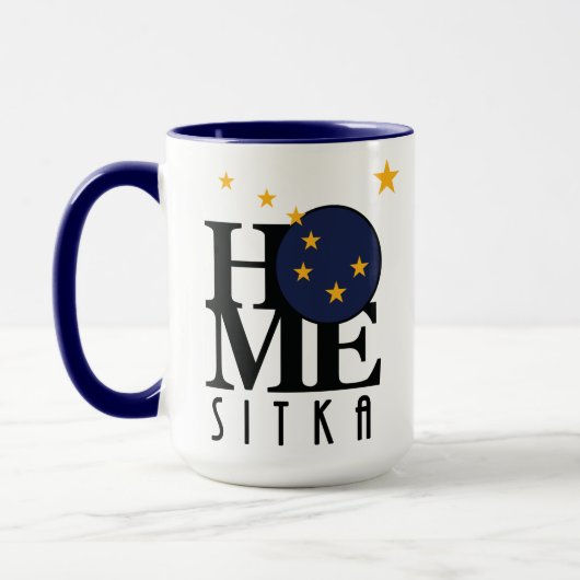 ZUHAUSE Sitka Alaska 15oz Tasse (Links)