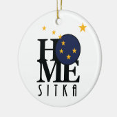 ZUHAUSE Sitka Alaska Keramik Ornament (Links)