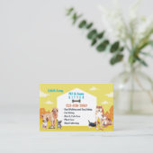 Zuhause-Sitting-Service-Visitenkarte Visitenkarte (Stehend Vorderseite)