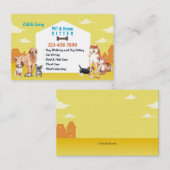 Zuhause-Sitting-Service-Visitenkarte Visitenkarte (Vorne/Hinten)