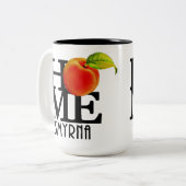 ZUHAUSE Smyrna Georgia 15oz Zweifarbige Tasse (Vorderseite Links)