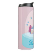 Zuhause Snow Globe bleibe Hearts Thermosbecher (Nach links gedreht)