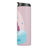 Zuhause Snow Globe bleibe Hearts Thermosbecher (Nach rechts gedreht)