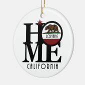 ZUHAUSE Solvang California Keramik Ornament (Links)