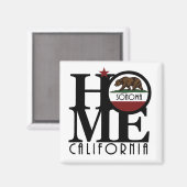 ZUHAUSE Sonoma California Magnet (Vorderseite/Rückseite)