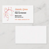 Zuhause-Sorgfalt-Assistent Caregiver Visitenkarte (Vorne/Hinten)