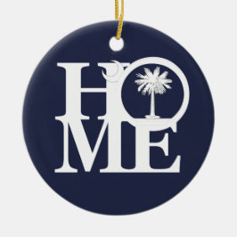 ZUHAUSE South Carolina Keramik Ornament