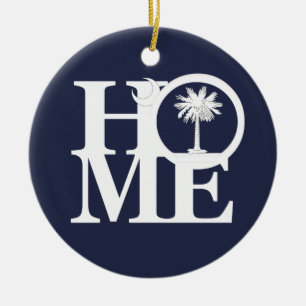 ZUHAUSE South Carolina Keramik Ornament