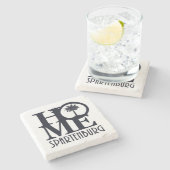 ZUHAUSE Spartenburg SC Steinuntersetzer (Seitenansicht)