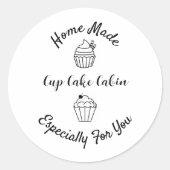 Zuhause speziell für Sie Personalisiert Runder Aufkleber (Vorderseite)