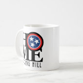 ZUHAUSE Spring Hill Tennessee 11oz Kaffeetasse (Vorderseite Links)
