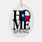 ZUHAUSE Spring TX Keramik Ornament (Rechts)