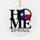 ZUHAUSE Spring TX Keramik Ornament (Vorne)