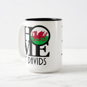 ZUHAUSE St Davids 15oz Zweifarbige Tasse (Vorderseite Links)