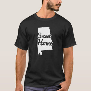 Zuhause Staat Funny Alabamian Sweet Zuhause Premiu T-Shirt