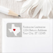 Zuhause Staat Karte - Individuelle Name Texas (Insitu)