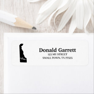 Zuhause Staat Kontur Heart Delaware Anschrift