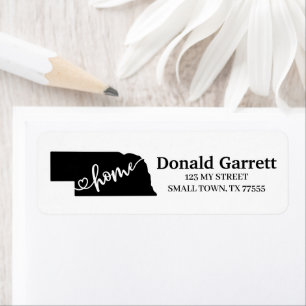 Zuhause Staat Kontur Heart Nebraska Adresse