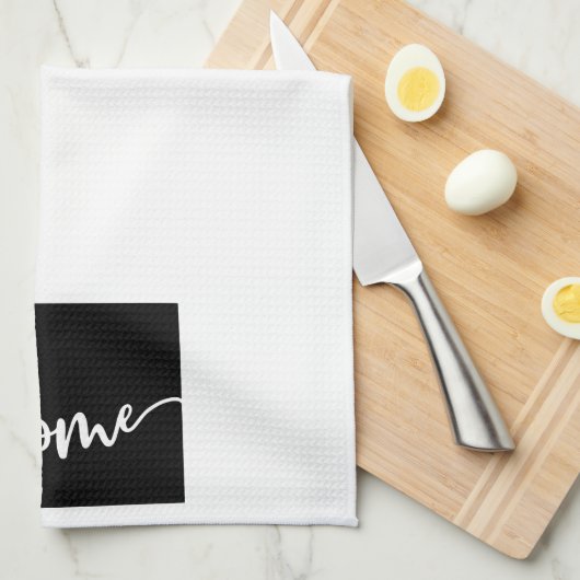 Zuhause Staat Kontur Herzblut Geschirrtuch (Viertel Falte)