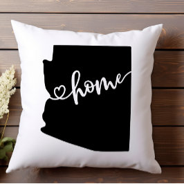 Zuhause Staat Kontur Herzlich willkommen in Arizon Kissen