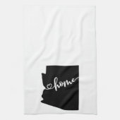 Zuhause Staat Kontur Herzstück Arizona Küchentuch (Vertikal)