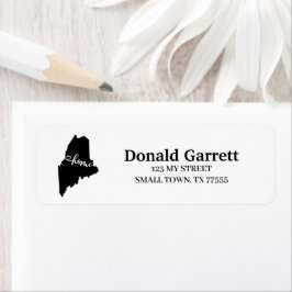 Zuhause Staat Kontur Herzstück Hauptadresse