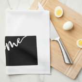 Zuhause Staat Kontur Lugano Geschirrtuch (Viertel Falte)