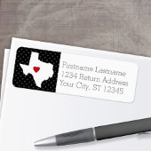 Zuhause Staat Map Art - Custom Wedding Texas