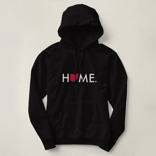 Zuhause Staat Ohio Hoodie (Design vorne)