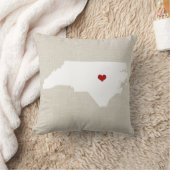 Zuhause-Staats-Kissen 16" Nord-Carolina neues x Kissen (Decke)