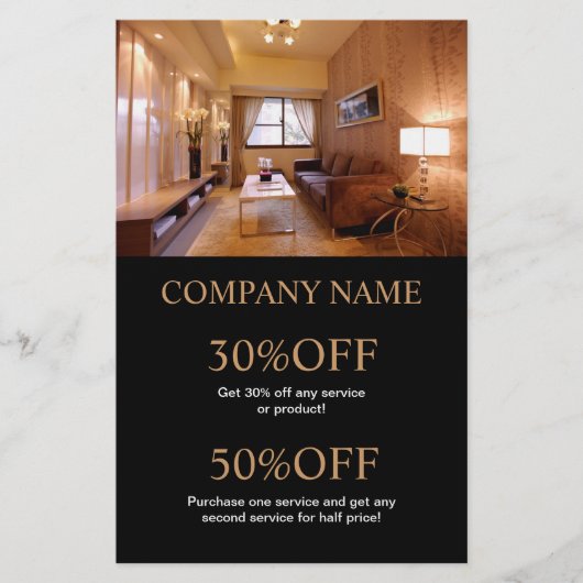 Zuhause Stager Renovierung Innenarchitektin Flyer (Vorne)