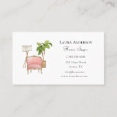 Zuhause-Stager-Visitenkarte für Aquarellbilder Visitenkarte (Vorderseite)